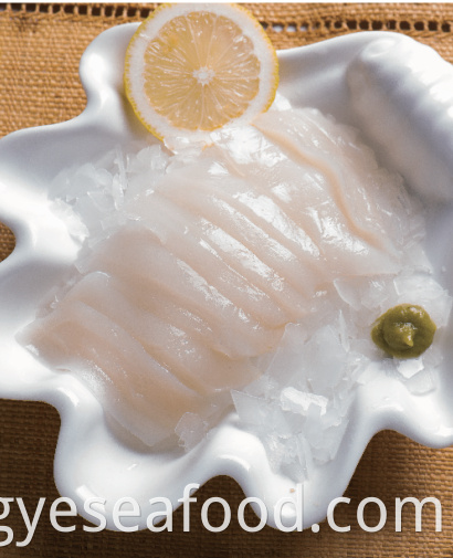 Frozen Raw Squid Slice